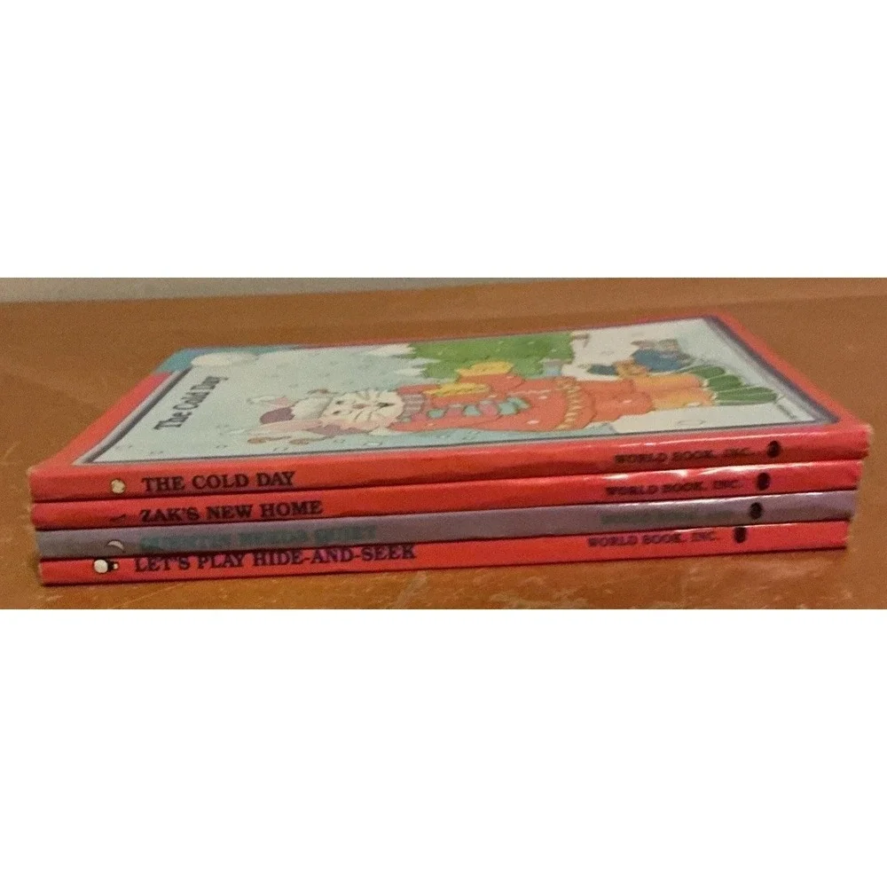 Lot‎ Of 4 1987 Early World Of Learning By World Book, Hard Cover